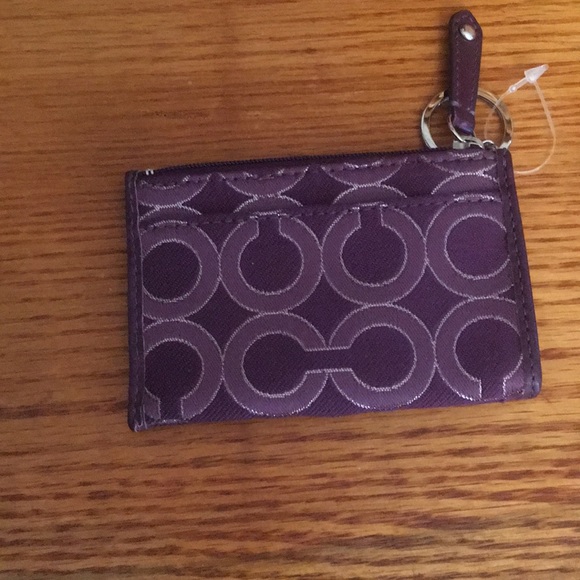 **GIFTED**Coach keyring- coin purse ~ is NWT - Picture 4 of 8